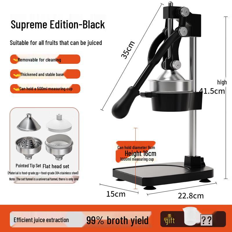 Zhaoran Manual Stainless Steel Hand Press Juicer