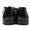 Pristine VERSACE Pumps Jumbo Ribbon Ballerina Open To Black Patent Leather Used