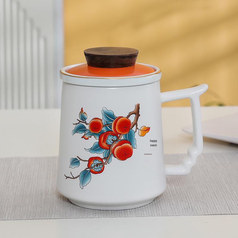 Premium Ceramic Mug with Custom Logo - Gift for Annual Company Event or Cultural Souvenir