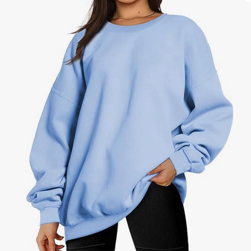 New women's spring and autumn casual tops, fashionable loose sweatshirts