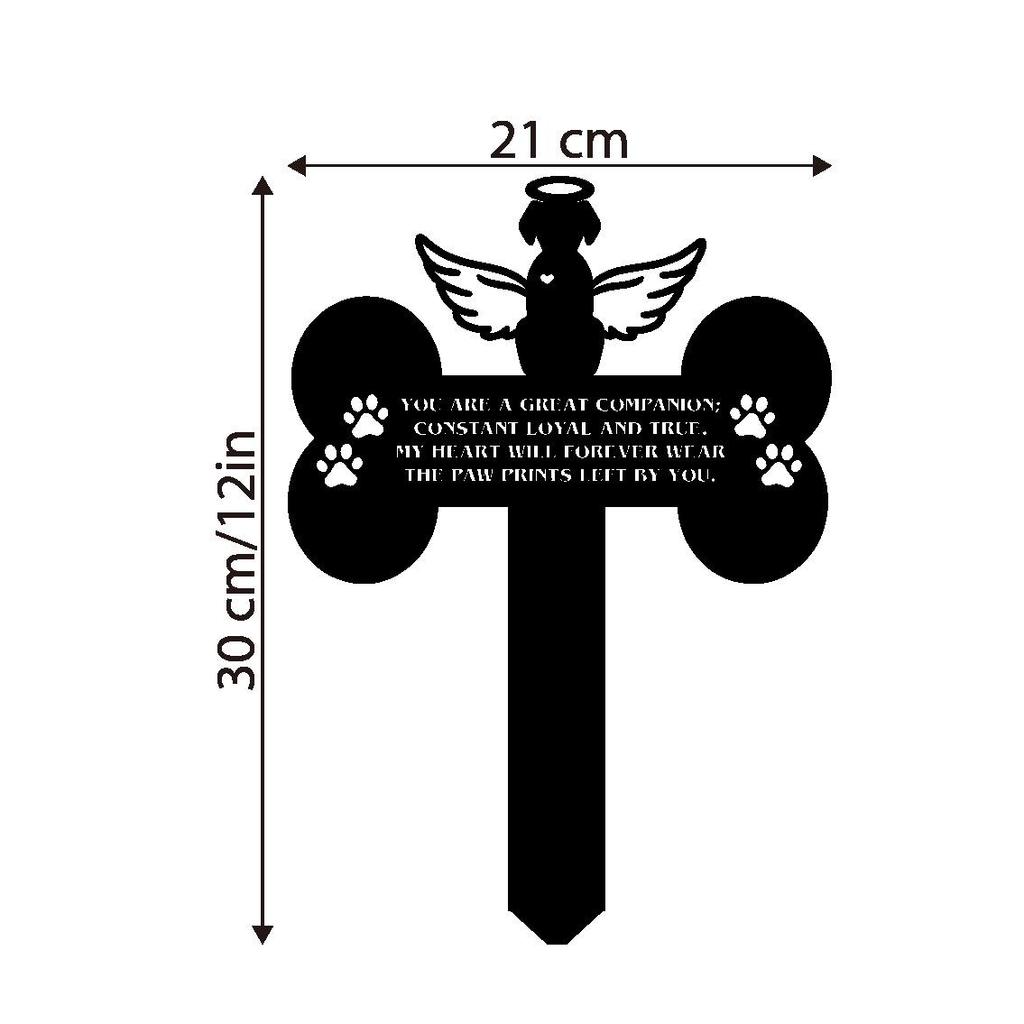 Animal Wrought Iron Floor Silhouette for Outdoor Courtyard and Lawn Decoration