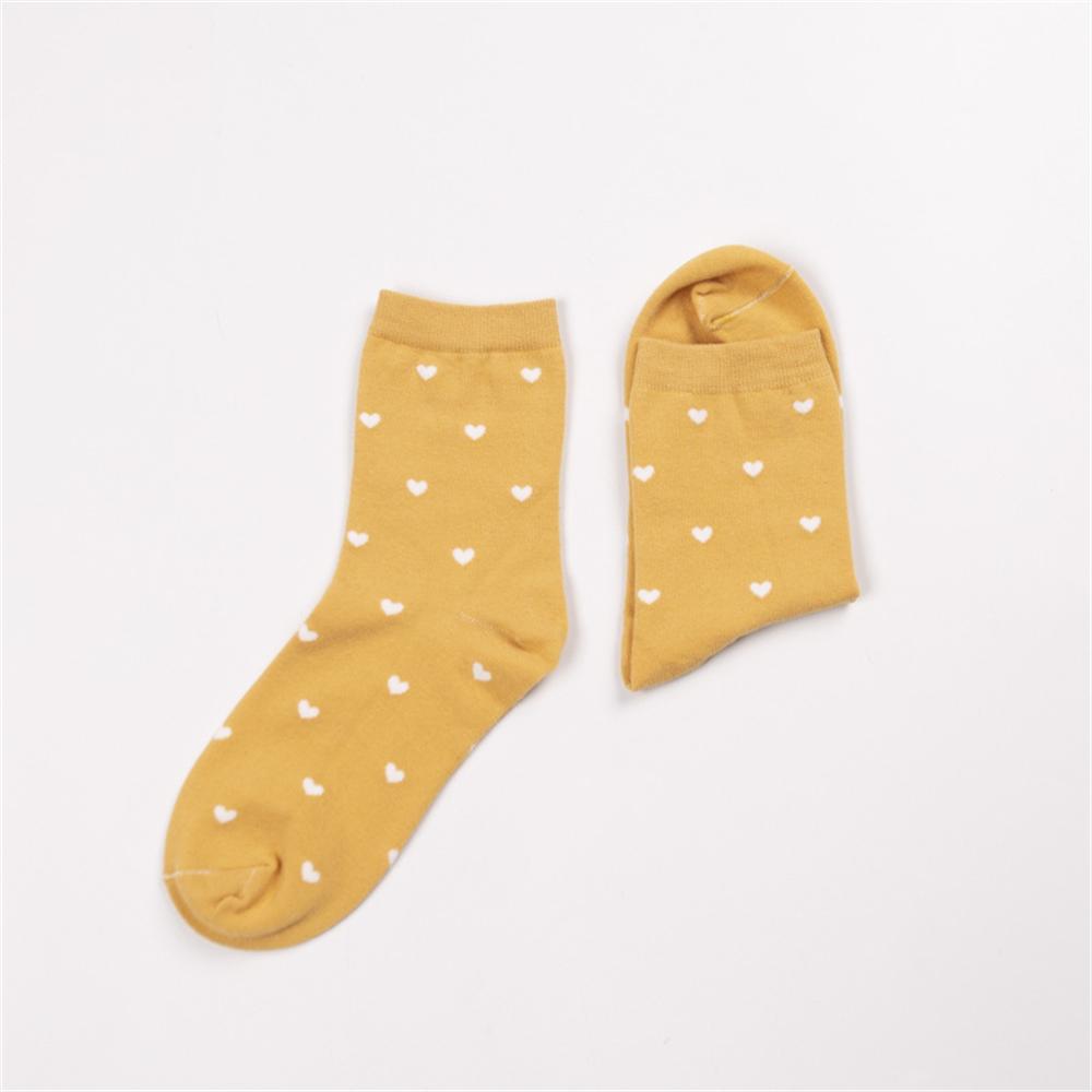 New Sweet Girls' Cute Little Love Heart Kawaii Beautiful Ladies Fashion Designer Art Socks Streetwear Dropship
