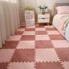 Cross-Border Mosaic Flannel Floor Mat – Removable & Washable, Perfect for Bedroom, Bedside, or Balcony.