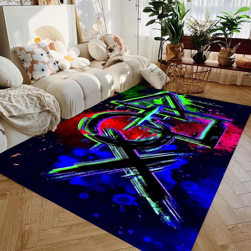 2025 New Gaming Carpet for Boys Room Gamer Casual Controller Design Rug for Game Room Bedroom Decor Non-slip Washable Floor Mat