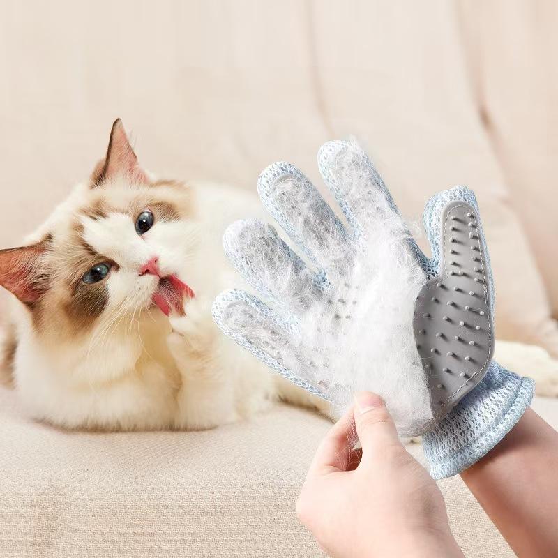 Pet Grooming Gloves, Hair Removal, Massage, Bathing, Silicone Hair Removal and Cleaning Pet Products Order with One Click