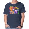 Unisex Crew Neck T-Shirt Nerdluck Galaxy Graphic Short Sleeve Casual Tee