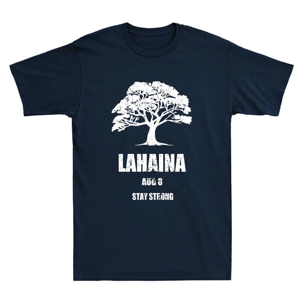 Maui Hawaii Strong Maui Wildfire Lahaina Survivor Vintage Men s Cotton T-Shirt L
