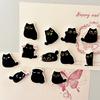 6Pcs Funny Cat Animals Fridge Magnets, Fun Cute Weird Magnetic Cat Magnets For Gaming Kitchen Home Decor Bumper School