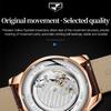 JINSHIDUN Multi-functional Hollow Pointer Fashion Small Second Dial Fully Automatic Mechanical High-end Men's Watch