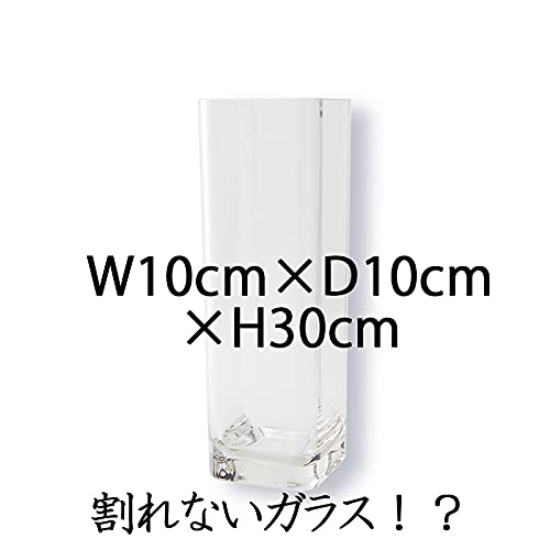 FOYER Unbreakable Vase, Polycarbonate, Stylish, 30cm Tall, 10cm Wide, Large, Product Number 2300094