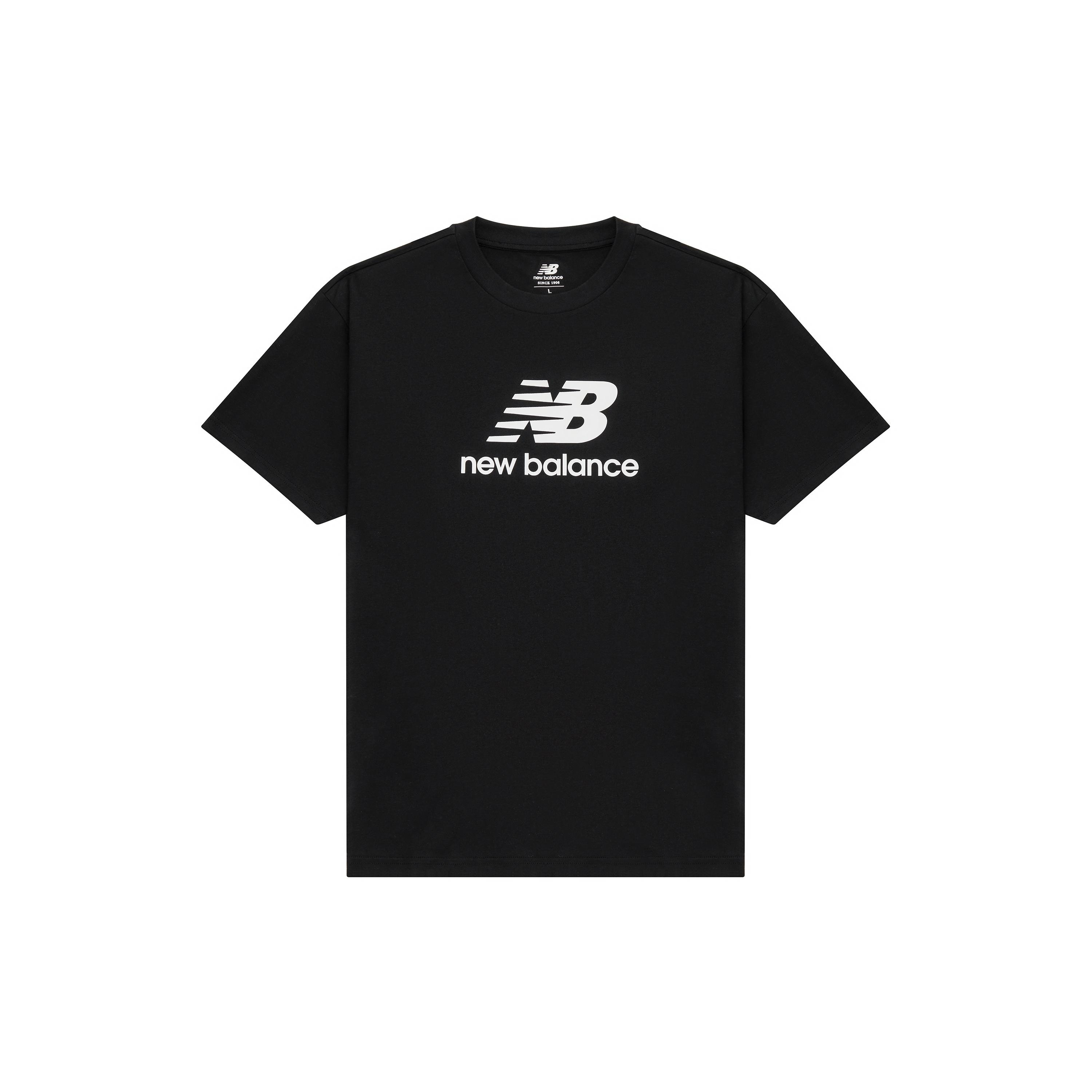 New Balance Essential Logo T-shirt Asia Sizing  Black  Men s AMT31541-BK M