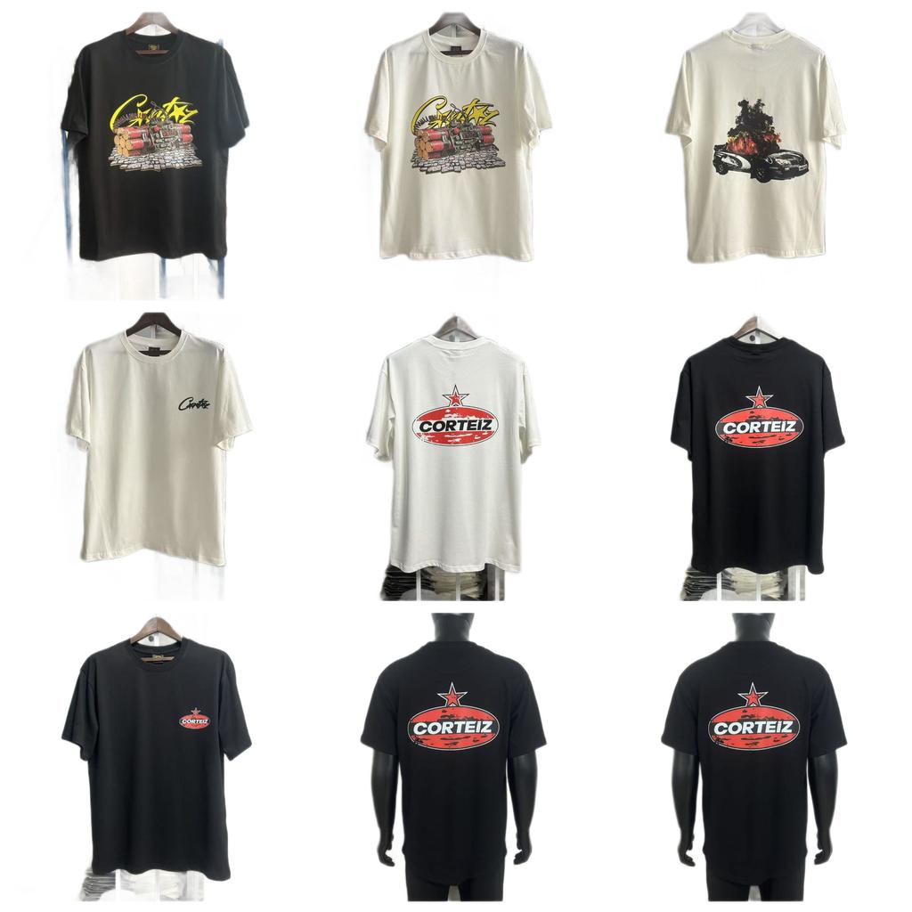 Summer New Printed Short-sleeved T-shirt Men's and Women's Loose Casual Trendy Top