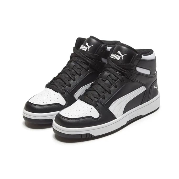 Puma Rebound LayUp SL Svart Hvit Unisex Sneakers 369573-01