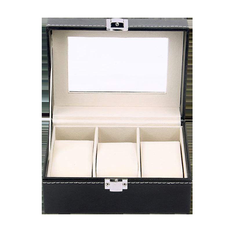 Delesys 2/3/6 Slots Pu Leather Watch Box Watch Storage Box Watch Display Box Home Display Box Exquisite Simple Gift Box