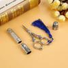 Embroidery Scissors Kit Precision Scissors Sewing Kit Thimble Needle Case Sewing Tools Exquisite Metal Sewing Thimble Vintage