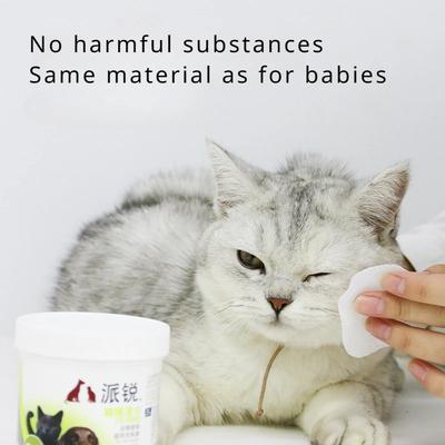 Haustier Feuchttücher Hund Katze Augen Ohren Reinigungstücher Tränenflecken Entfernung Pflege Desodorierung Saubere Pads Sanft Nicht reizend Haustierprodukte