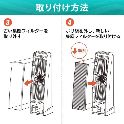 Iris Ohyama Pollen Air Purifier Dust Collection Filter KFN-700HF