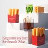 7pcs/set Homemade Ice Cube For Whiskey Cocktail Chilling French Fries Shape Ice Mould Kitchen Accessaries 6pcs Ice Grid 1pc Box