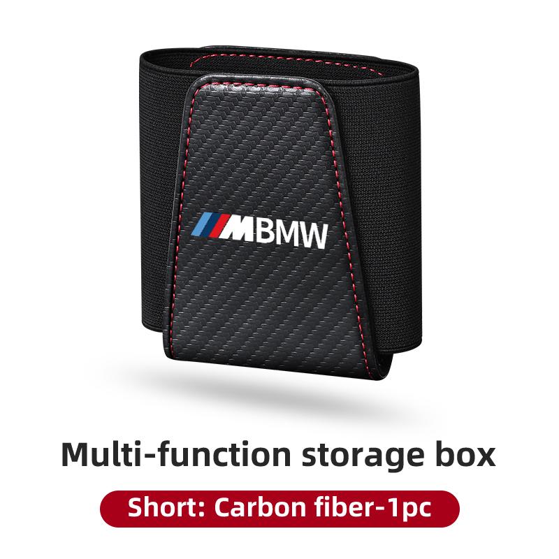 2025 Hot Car Leather Storage Pocket Seat Back Door Center Console Organizer For BMW E90 E87 I01 E60 F25 F26 F44 F45 E36 E34 E39