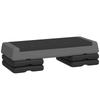Adjustable Fitness Stepper, with Non-Slip Surface, for Home, Gym, Office Workout, Grey