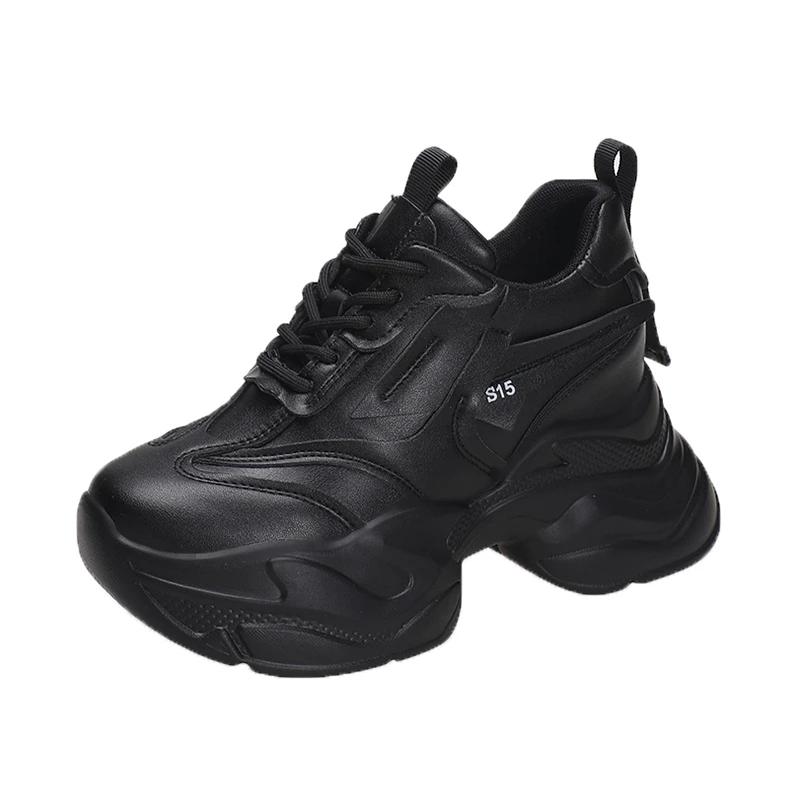 Scarpe da Donna Moda Primavera Nuove Aumento Altezza 10CM Suola Spessa Sneakers Casual Moda Comode Scarpe Sportive da Corsa Autunno