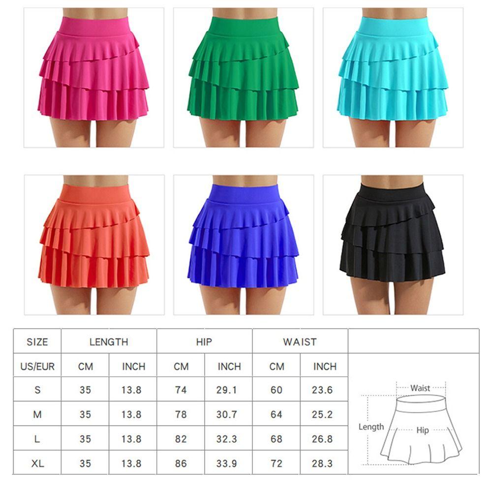 2 Pockets Golf Athletic Skirt Tummy Control Layered Skirts Women's Pleated Tennis Skirts  Women
