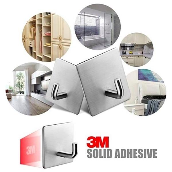 Robe Hook Wall Hook Towel Hook for Bathroom Stainless Steel Coat Hook Rustproof Hook Hanger for Kitchen Hardware