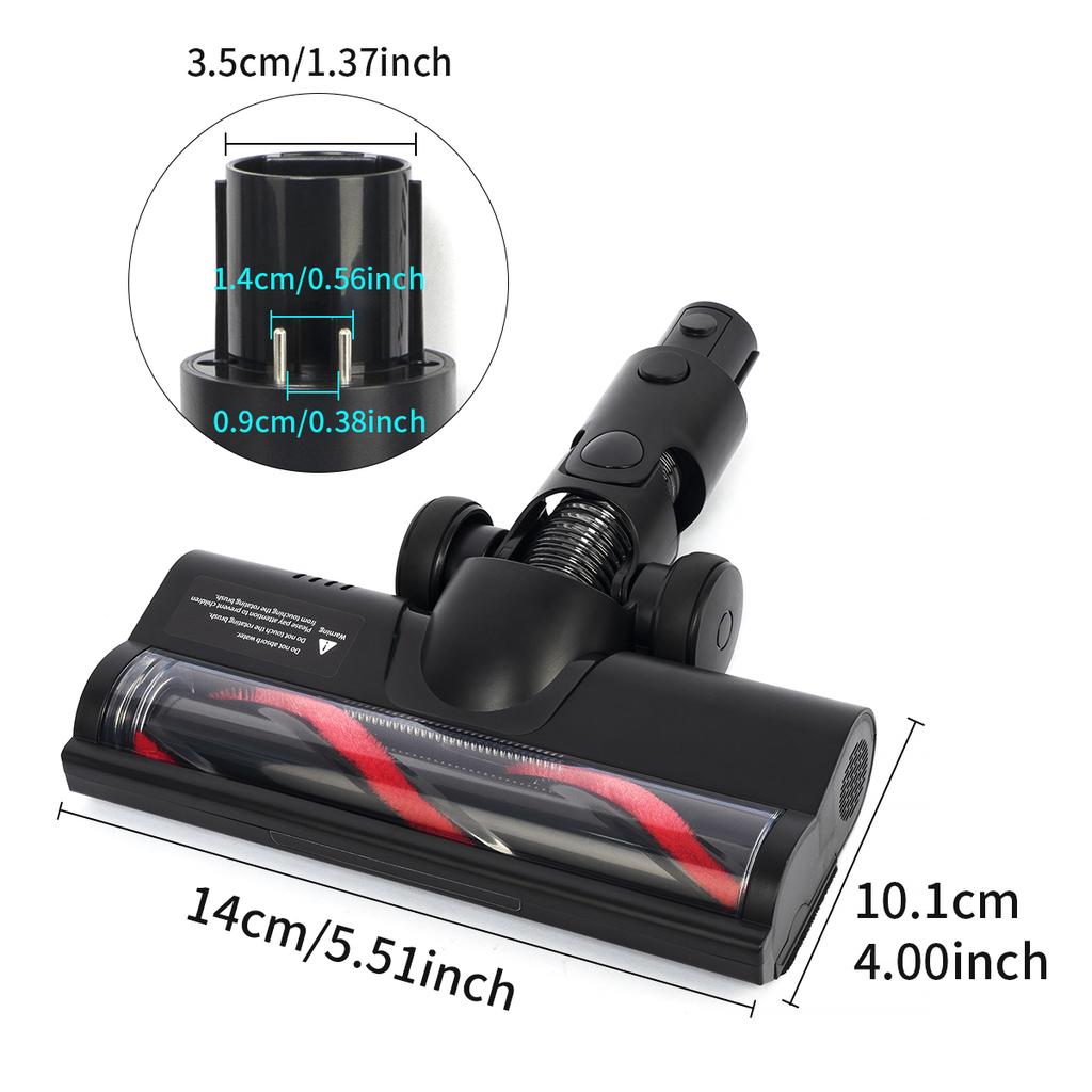 Per aspirapolvere portatile Dreame R10 R20 R30 T20 T30 S10 Z10 Z20 gruppo spazzola per tappeti testina spazzola per pavimenti in legno duro