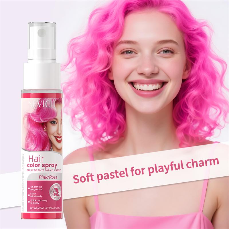 Spray para coloración de cabello, 8 colores