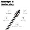 Universal Fit Fine Titanium Alloy Fine Pencil Tip for BOOX Pen 2 Lamy Digital Ballpoint Pen Replacement 2 Pieces Wear-Resistant Pro, iReader, IFLYTEK,