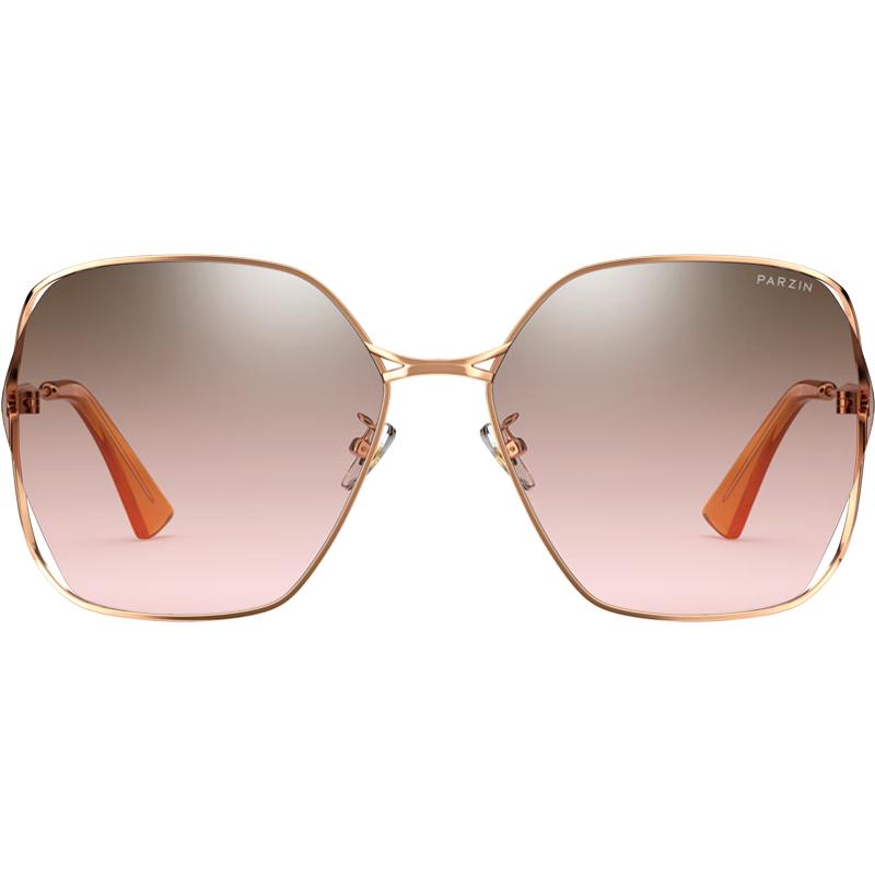 PARZIN Women s PZ8303 Gradient Hollow Frame Driving Sunglasses