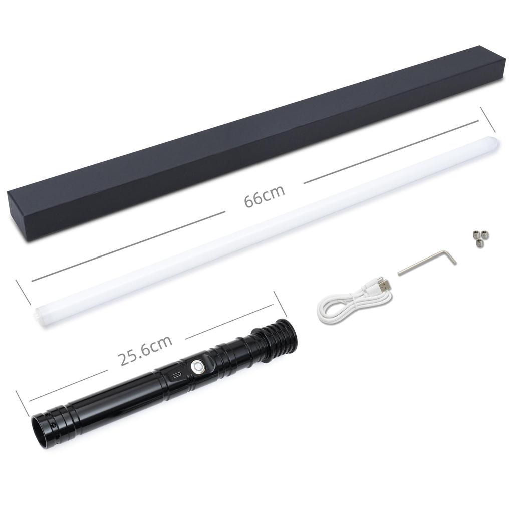 LED Alloy Lightsaber Toy - Rechargeable, Luminous Pixel Design for Kids 