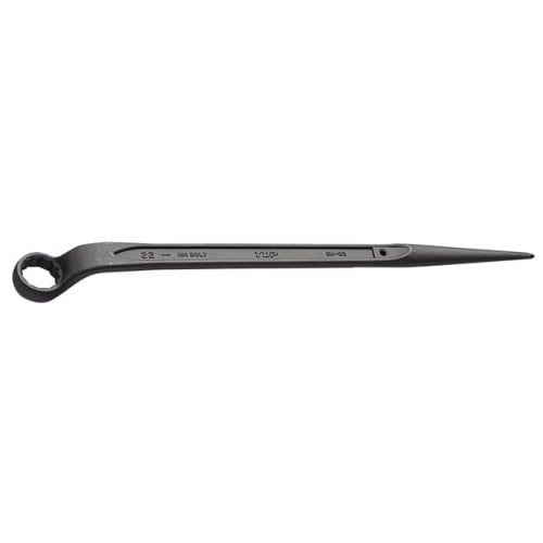 TOP Industrial (TOP) Single-Ended Open-End Wrench, 24mm, Forged, 60, with Spindle, SM-24, Tsubame-Sanjo, Made In Japan