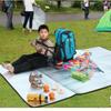 Double Sided Aluminum Foil Camping Mat Waterproof for Outdoor Survival Camping Hiking Portable with Storage Pouch