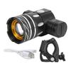Mountain Bike Light Bicycle USB Rechargeable Headlight Rainproof Night Riding Accessories