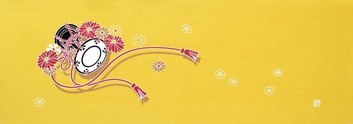 

Dyeing Anbo Hand Towel Authentic Made in 35cm x 100cm Drum Yellow, Dyed, 100% Cotton, Tokuoka, Japan,