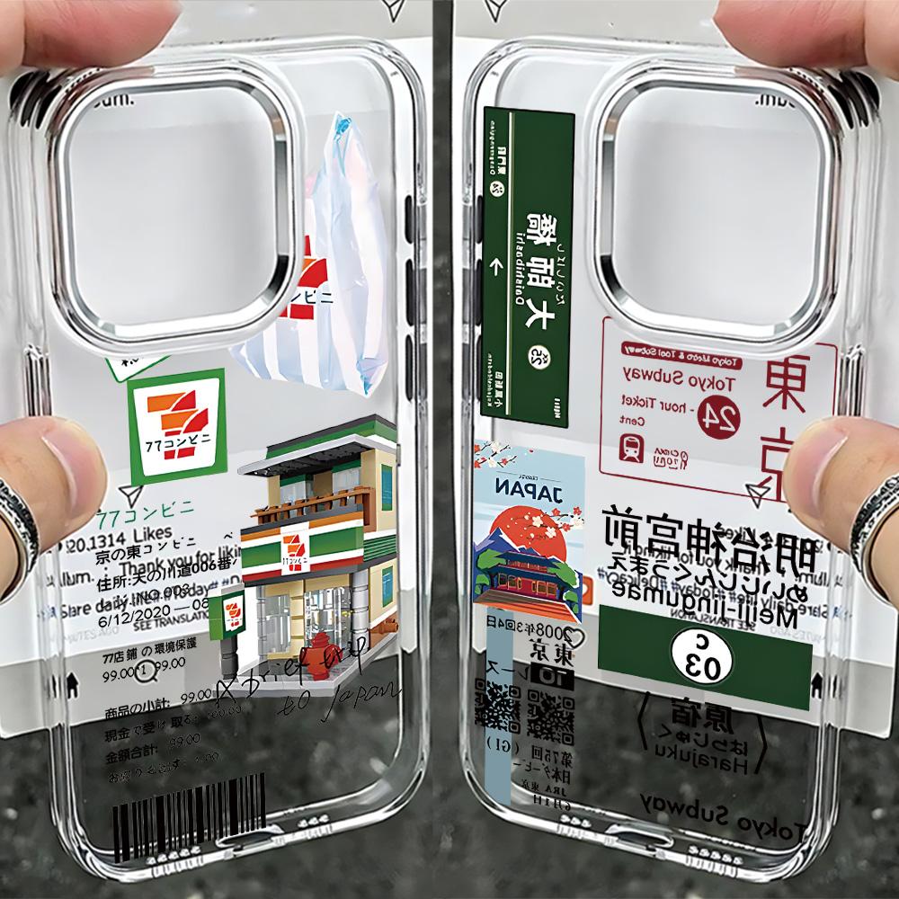 Fashion Retro Japan Label New Phone Case For Google Pixel 10 9 8 7 8A 9A XL Pro 4G 5G Transparent Soft Silicone TPU Back Cover
