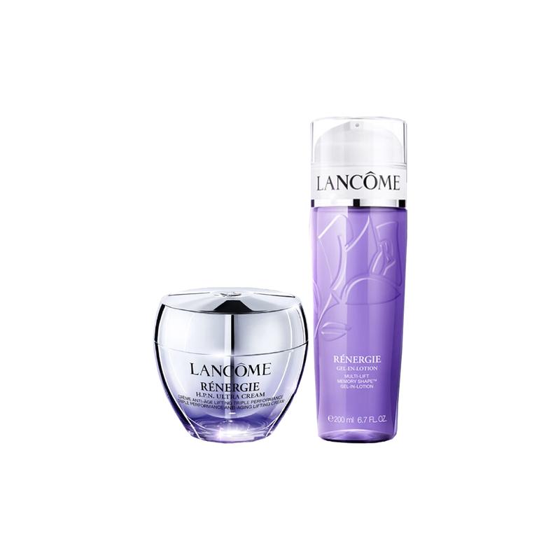 Lancôme Shaping Water Peptide Cream Skin Care Set Firming and Moisturizing 50ml+200ml коричневый