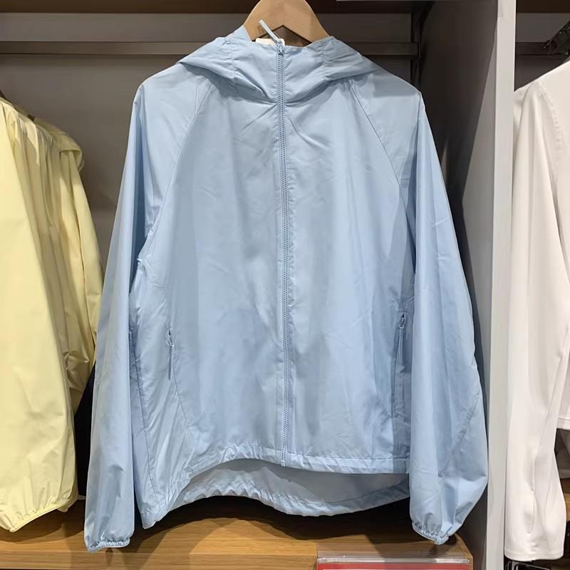 2025 Women's Japanese-Style Lightweight White Hooded Sun-Protective Jacket