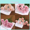 Realistic Carnation Silk Flower Stems For Wedding Photography Outdoor Decor