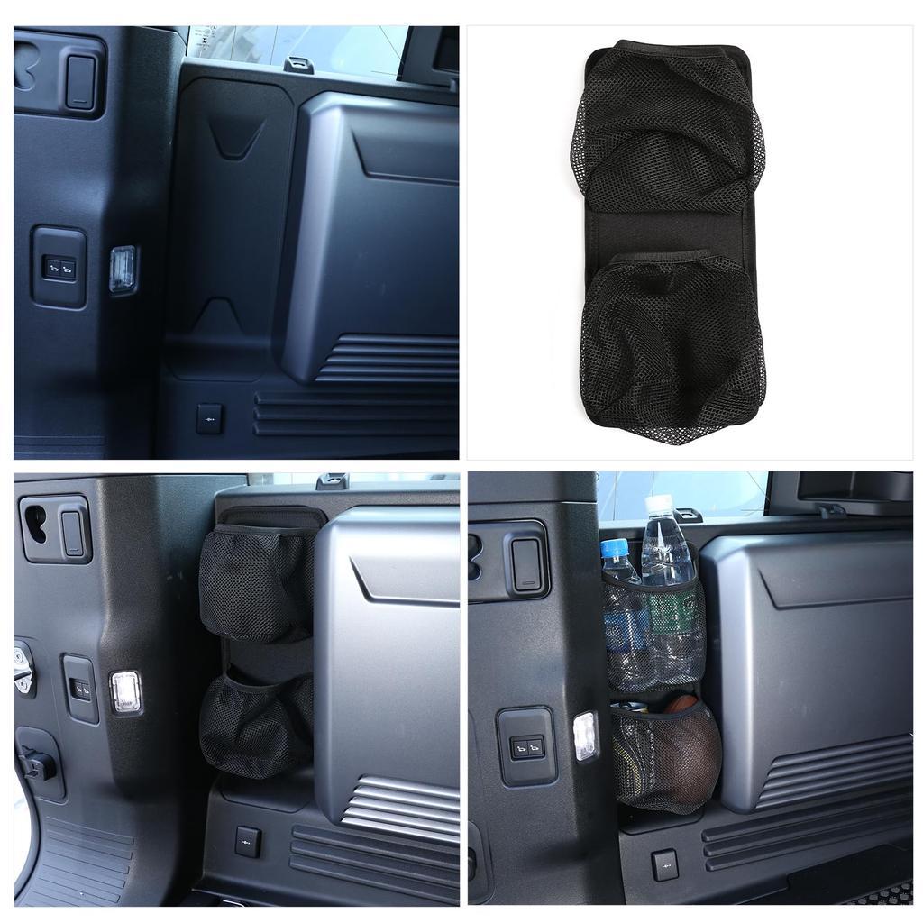 Sauicemy Trunk Side Storage Net for Land Rover Defender 90 110 Black Polyester Tape Passenger Car Accessories 2020-2023 - -