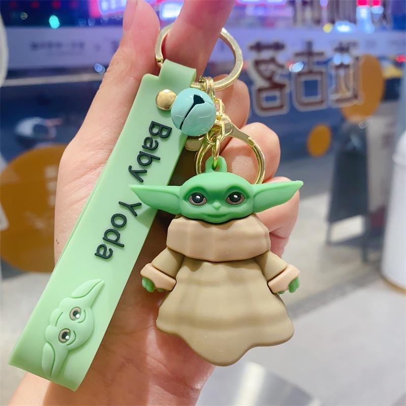 Keychain Baby Mandalorian Cute Epoxy Bag Pendant Accessories Small Gifts