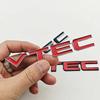 3D Metal Car Styling Logo VTEC Badge Front Grille Emblem Rear Trunk Sticker For Honda Civic Type R S SI Accord Fit CRV SUV