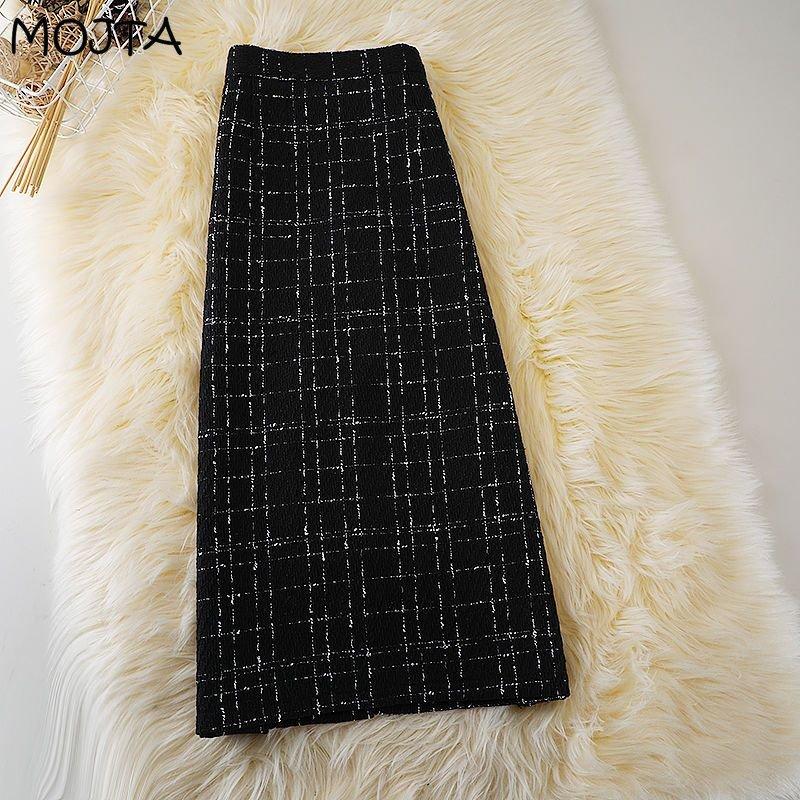 Женская элегантная повседневная офисная женская с высокой талией осенне-весенняя — фото 6