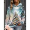 Herbst und Winter Damen 3D Leo-Print Kapuzenpullover Bequem, Modisch und Atmungsaktiv Trend Kapuzenpullover & Sweatshirts (Damen)