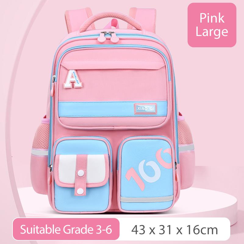 

Рюкзак для начальной школы для мальчиков, рюкзак, школьный, детский, эргономичный, для дошкольников, для девочек, для детского сада, детский, для книг 39x28x15cm розовый