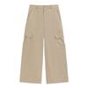 Women's Classic Washed Wide-Leg Cargo Pants