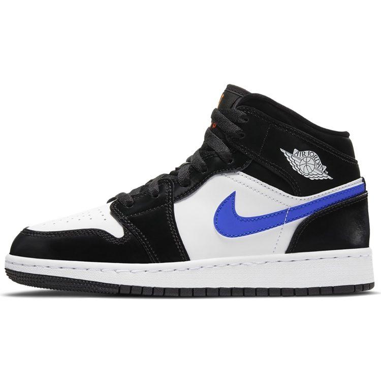 Jordan 1 Mid Black Racer Blue
