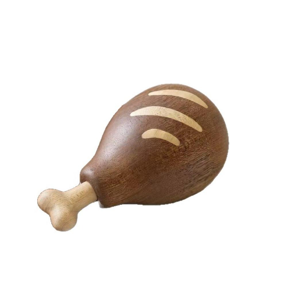 Magnetic Solid Wood Beer Opener Chicken Leg Shaped Pocket Vial Opener  For Refrigerators Ordinary