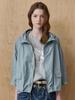 Maxza Flap Pocket Loose Fit Hooded Cropped Field Jumper